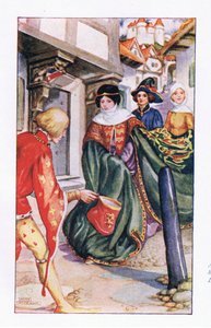 Aurelio si affrettò verso Dorigen da Anne Anderson